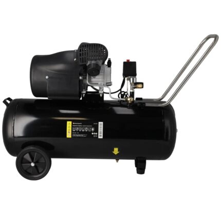 Oro kompresorius 2,3kW 8 bar 2 cil. 412l/min, resiverio tal. 100L , 2 slegio manometr., 2 greito jungimo movai, A077070