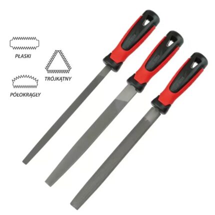 Dildžiu metalui rinkinys 200mm, 3 vnt., 06C006