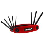Torx raktai T9-T40 rinkinys 8vnt, CRV, juodos spalvos, 06F242