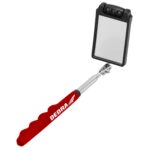 Apžiūros veidrodis 50x70mm LED, teleskopinis 320-885mm, stačiakampis, 06F803