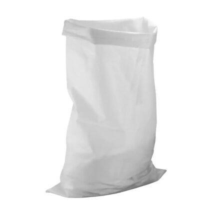 Statybinis maišas PP, 65x100 cm, 65 g/m2, baltas, 110 L, 15B201