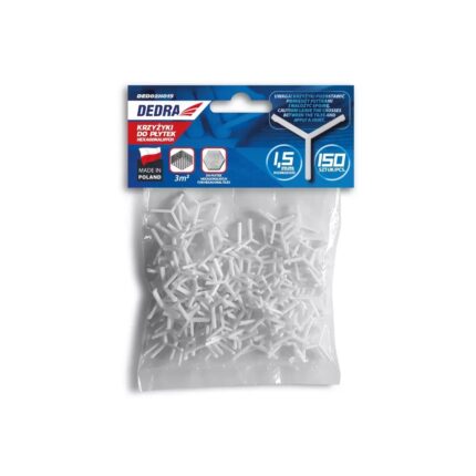 Kryželiai skirti šešiakakmpems plytelems 1,5 mm, DED02H015