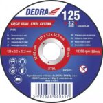Abrazyvinis pjovimo diskas metalui išgaubtas 125x3,2x22,2, F1312