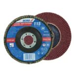 Veduoklinis šlifavimo diskas (lapelinis šlifavimo diskas) 125x22mm 80, F21080