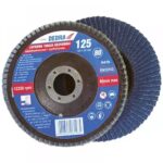 Veduoklinis šlifavimo diskas (lapelinis šlifavimo diskas) 125x22mm,80, F26080