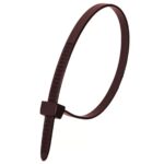 Dirželis nailoninis 7,6x370 mm rudas 100 vnt., 11F76372