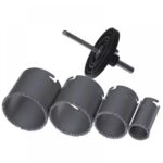 Gręžimo karuneles volframines 33-73mm 6vnt. , DED1518
