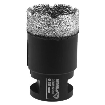 Žiedinis deimantinis grąžtas Vacuum brazed M14, 35mm, DED1592S35