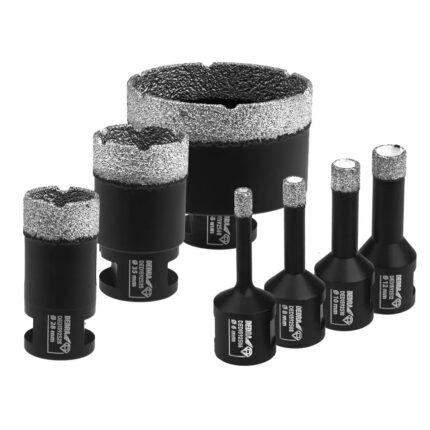 Deimantiniu karuneliu rinkinys 6,8,10,12,28,35,68mm, gražtu vedžiokliai, DED1592SZ06