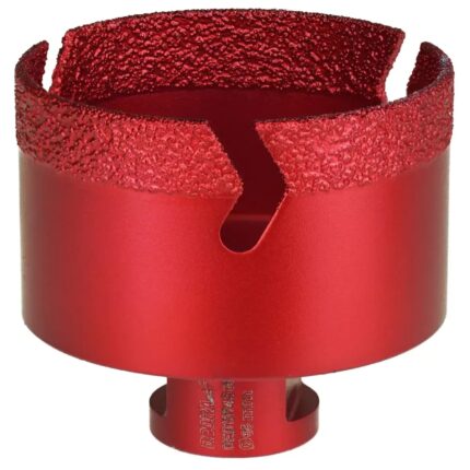 Žiedinis deimantinis grąžtas Vacuum brazed M14, 68mm, DED1594S68