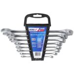 Raktai plokšti-kilpiniai 8-22mm 8vnt. CrV , 1703K
