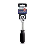Raktas galvutems terkšlinis 1/4", 45T, CRV 6140, tiesus, 17J110Z