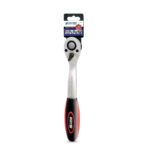 Raktas galvutems terkšlinis 1/2", 72T, CRV 6140, išlenktas, 17J317Z