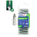 Atsuktuvo antgaliai Pozidriv PZ2x25mm,10vnt. plast. dežute, 18A01PZ20-10