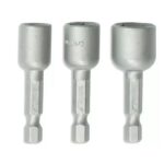 Magnetiniu galvučiu komplektas 3 vnt.: 8,10,13x48 mm, 1/4'', 18A09S1