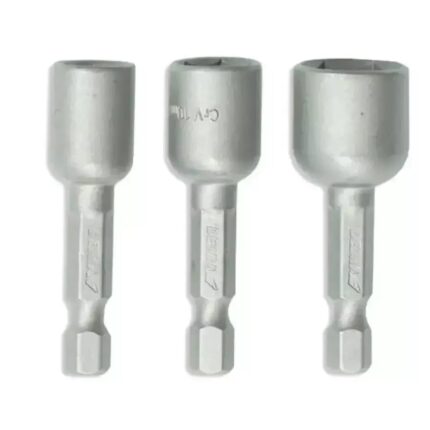 Magnetiniu galvučiu komplektas 3 vnt.: 8,10,13x48 mm, 1/4'', 18A09S1