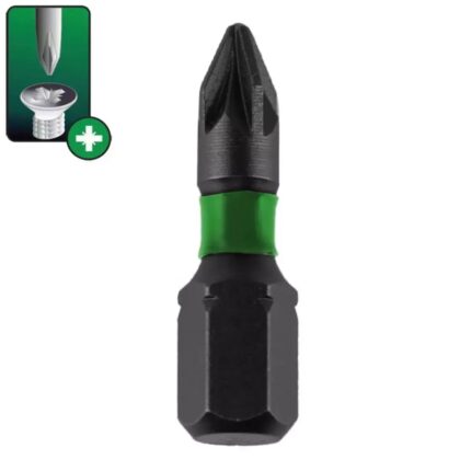Atsuktuvu smuginiai antgaliai Pozidriv PZ2x25mm, 2vnt, 18A51PZ20-02