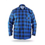 Flaneliniai marškineliai melynas, dydis S, 100% medvilne, BH51F2-S