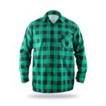 Flaneliniai marškineliai žalias, dydis XXXL, 100% medvilne, BH51F4-XXXL