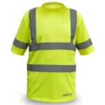 Vyriški marškineliai, šviesą atspindintys, geltoni, dydis: XL, BH81T1-XL