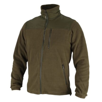 Fliso džemperis su intarpais 280g/m2,dydis:XXXL, spalva žalia-army, BH6PA-XXXL