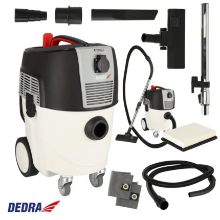 Statybinis dulkių siurblys su automatiniu filtru kratytuvu 1600W, DED6607