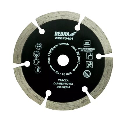 Deimantinis diskas 89x10x1,2x1,8x7x6T, skirtas DED7049, DED70491
