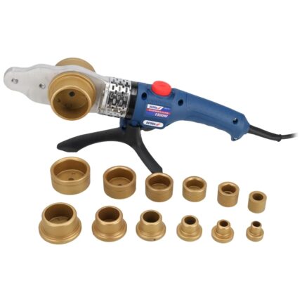 Plastikiniu vamzdžiu suvirinimo aparatas 1500W 16-63mm, DED7514