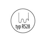 Plastiko suvirinimo kabės tipas RS28, 0.8mm, didelė banga, 100 vnt., DED75273