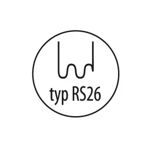 Metalinės sąvaržos RS26, DED75274