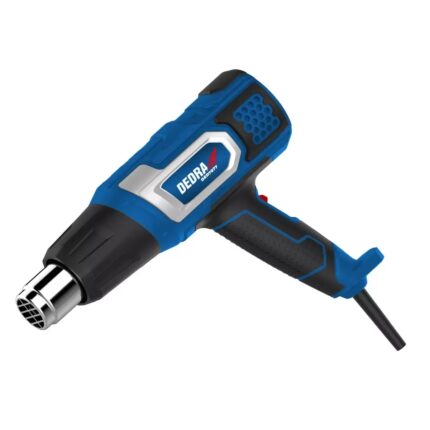 Karšto oro pistoletas 2000 W, reguliuojama temperatura, 4 antgaliai, deže, DED7977