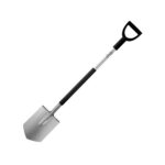 Kastuvas, smailus, metalinis kotas, D tipo plastikine rankena 122cm, 80B003