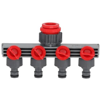 Čiaupo prijungimas keturgubas 1/2"-3/4"-1", kortele, 80N003K