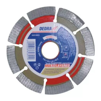 Diskas deimantinis segmentinis Multi-Layer saus./šlap. pj. 115x22.2mm  , H1092