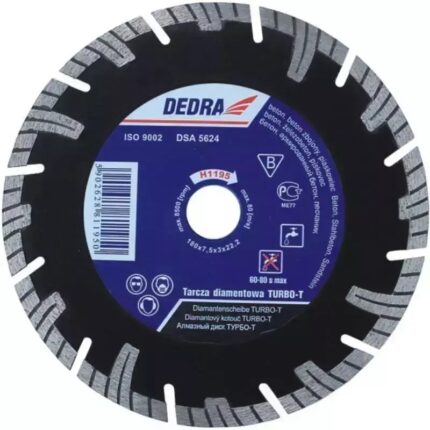 Diskas deimantinis TURBO-T 115x22.2mm  , H1192