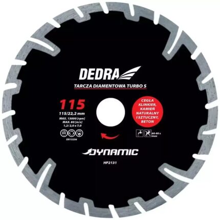 Diskas deimantinis Super saus./šlap 230/22,2mm Dynamic, HP2136