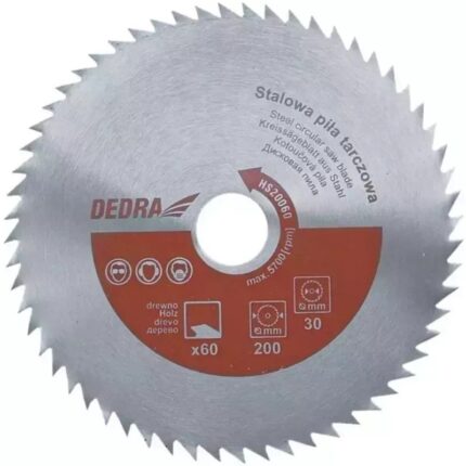 Diskinis pjuklas medžiui 60d. 350x30mm  , HS35060