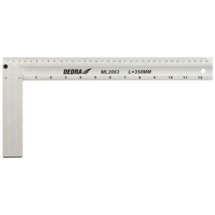 Kampuotis statybinis 350x160 mm, aliuminis, ML2063