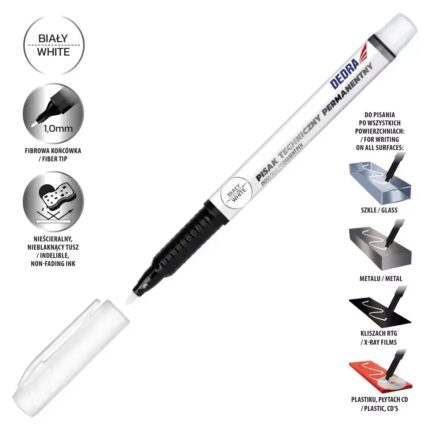 Pramoninis ilgalaikis žymeklis baltas 1mm, 1 vnt., M89Z21