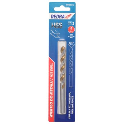 Grąžtas metalui 1 vnt., HSS, DIN338, 9,0x152mm, WM09012