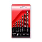 6 grąžtu metalui komplektas; HSS; Plienas 4341;135°; 3*61,4*75,4.5*80,5*86,6*93,7*109,8*117,10*133 mm, WMS08