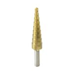 Pakopinis grąžtas 4-12mm, HSS, TiN, WMST0412