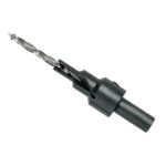 Medienos sriegiu grąžtas 3.5mm skirta 5.0mm, plienas HSS, WDK3550