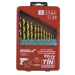 Rinkinys metalui HSS+kobaltas+TiN, 13 vnt 135°, WITS13