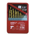 Rinkinys metalui HSS+kobaltas+TiN, 19 vnt 135°, WITS19