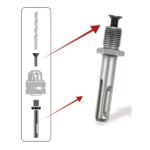 „SDS-plus“ adapteris 1/2" 20UNF, YKS009